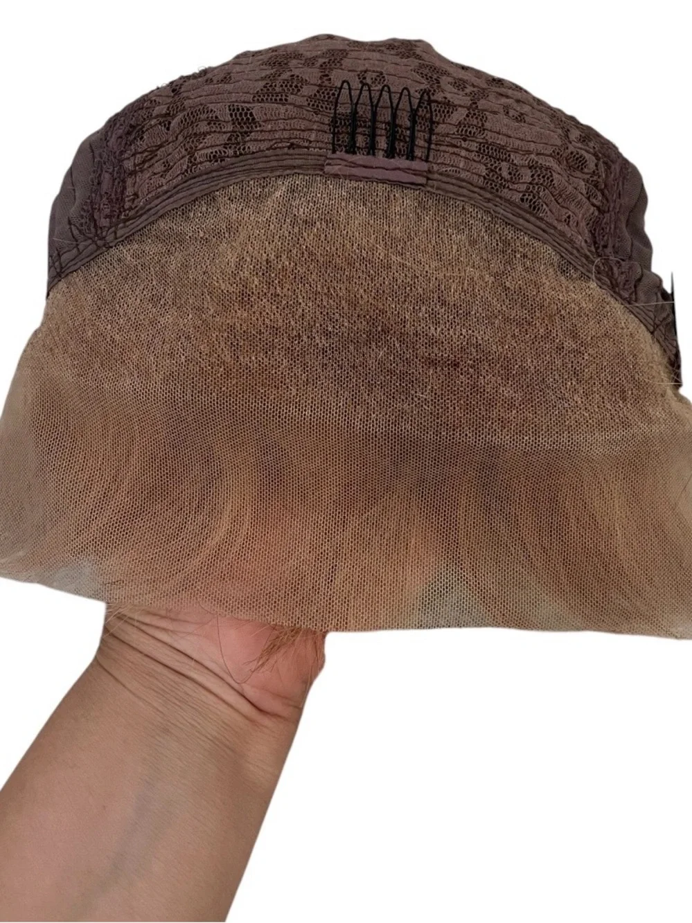 HD Lace Front Honey Blonde Human Hair Wig Short Layered Wig